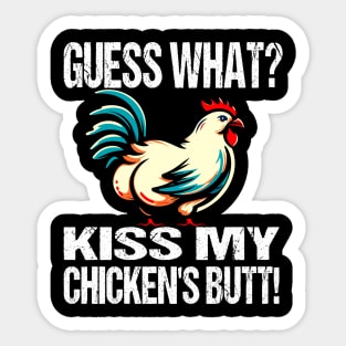 Chicken Funny Sticker